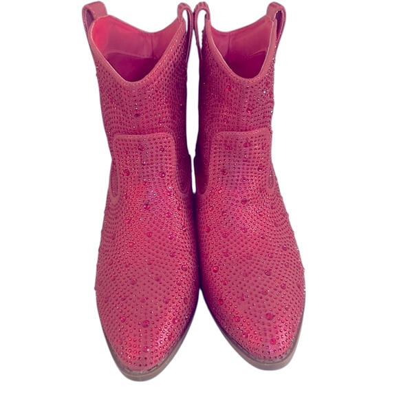 Sparkling Pink Kids Boots - Picture 1 of 2